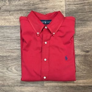 Ralph Lauren Shirt Men’s XXL Button Down Classic Fit Red
